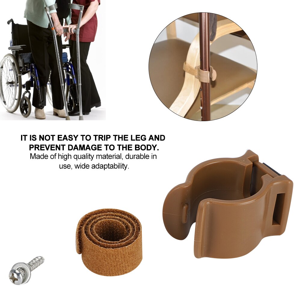 Multifunction Walking Stick Crutch Buckle Umbrella Holder Clip Fixing