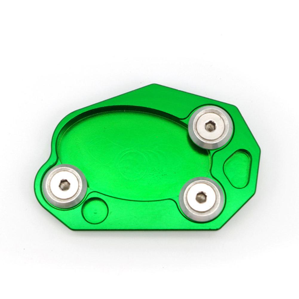 Motorfiets Aluminium Kickstand Plaat Zijstandaard Voet Enlarger Extension Pad Voor Kawasaki Z1000 Z1000SX ZX10R ZX6R ER6N/F