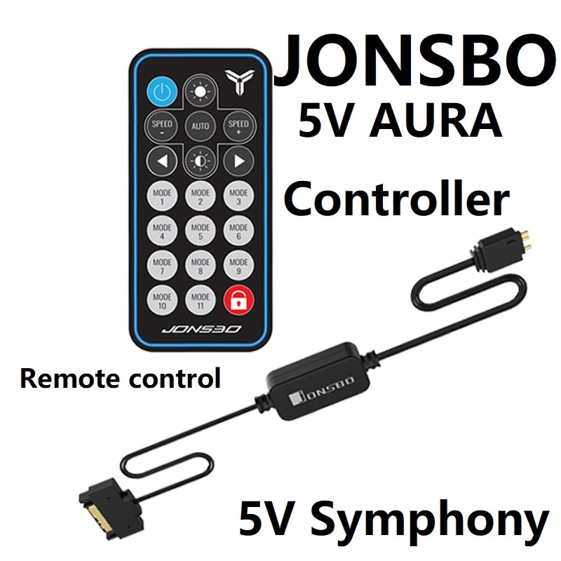 JONSBO 5V ARGB Controller Remote Control LED Cool Light 5V Symphony Edition
