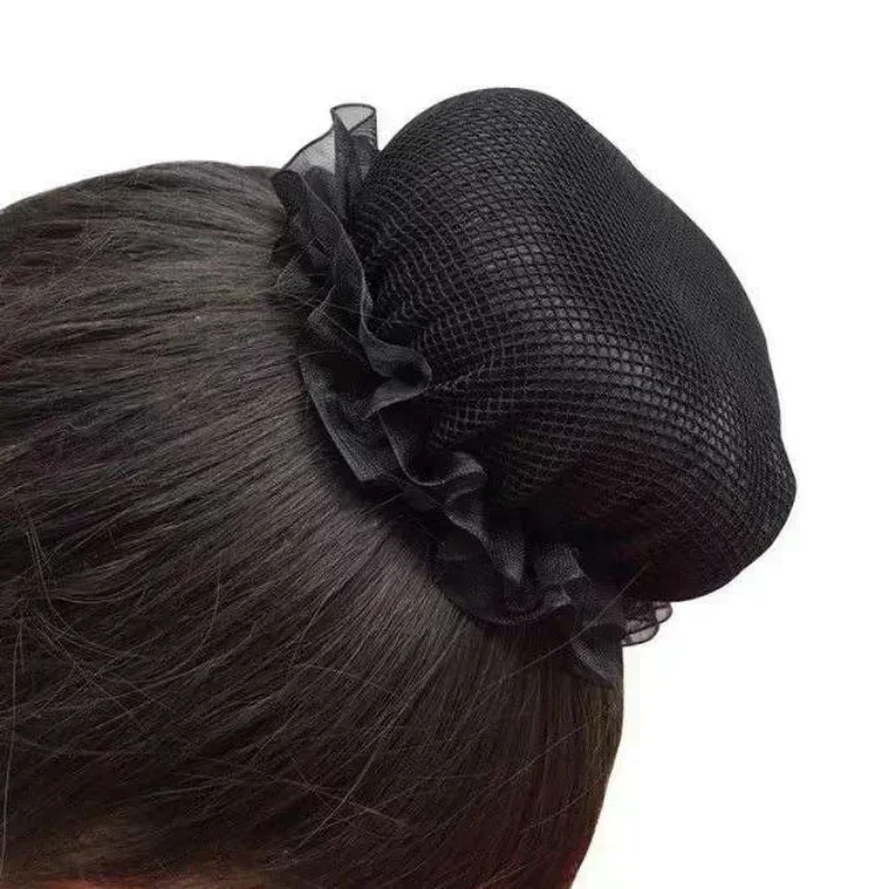 Vrouwen Ballet Elastisch Haarnet Verstelbare Weave Verstelbare Trekkoord Stijl Hoofdbanden Mode Hoofddeksels Accessoires