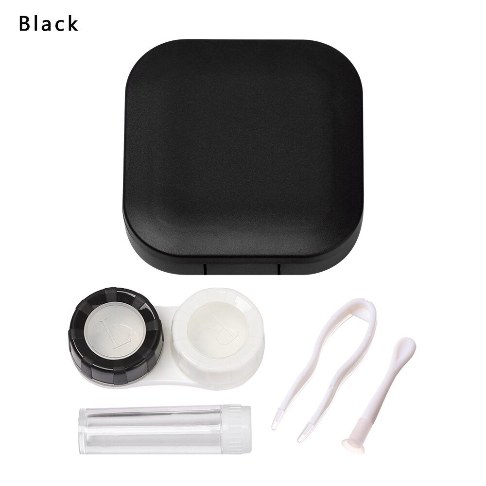 Portable Contact Lens Box Flower Eye Contact Lenses For Eyes Contacts Lenses Box Travel Eyes Care Kit: 1