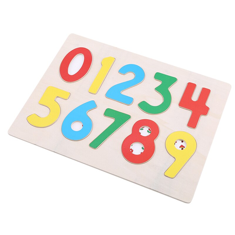 Houten Blokken Speelgoed Multicolor 9 Nummers Cognitieve Speelgoed Kids Baby Vroege Educatief Numeracy Intellectuele Ontwikkeling Speelgoed