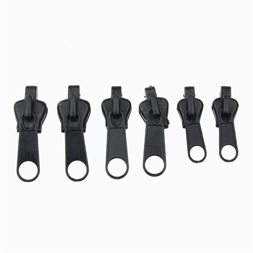 6 Pcs Universal Instant Fix Rits Reparatie Kit Vervanging Zip Slider Tanden Rescue Ritsen 40SP11: Default Title