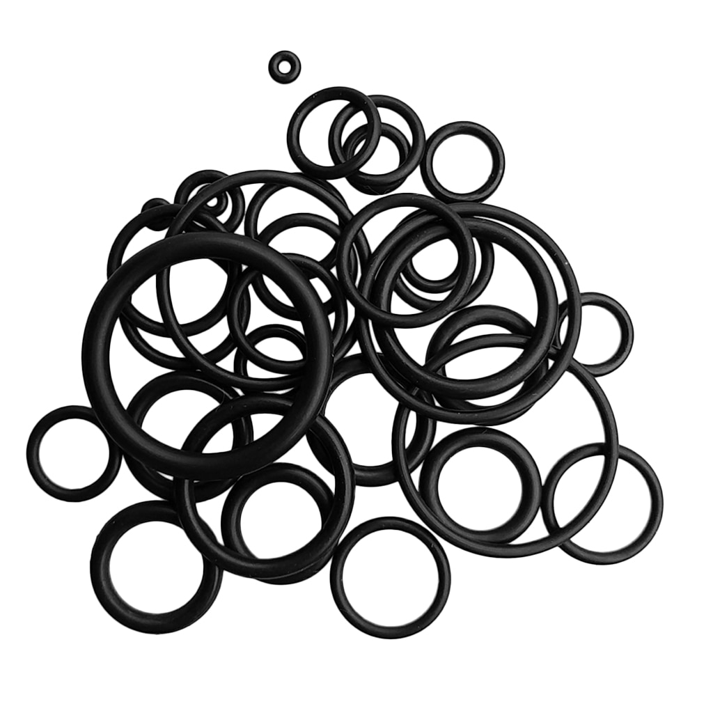 Bulk 36 dykking o ring kit, gummi o ring tetningsvasker reservedeler for dykketank, slange bcd utstyr dykking o ringer