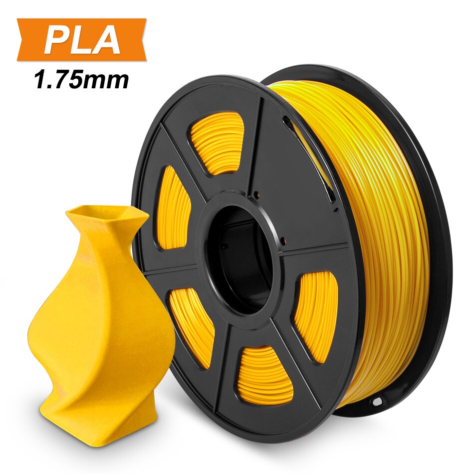 3D Printer Filament Skin PLA 1.75mm 1KG/2.2LB Spool Black Color with Lenght of 335m in Dimensional Accuracy+/-0.02mm: PLA Light Gold