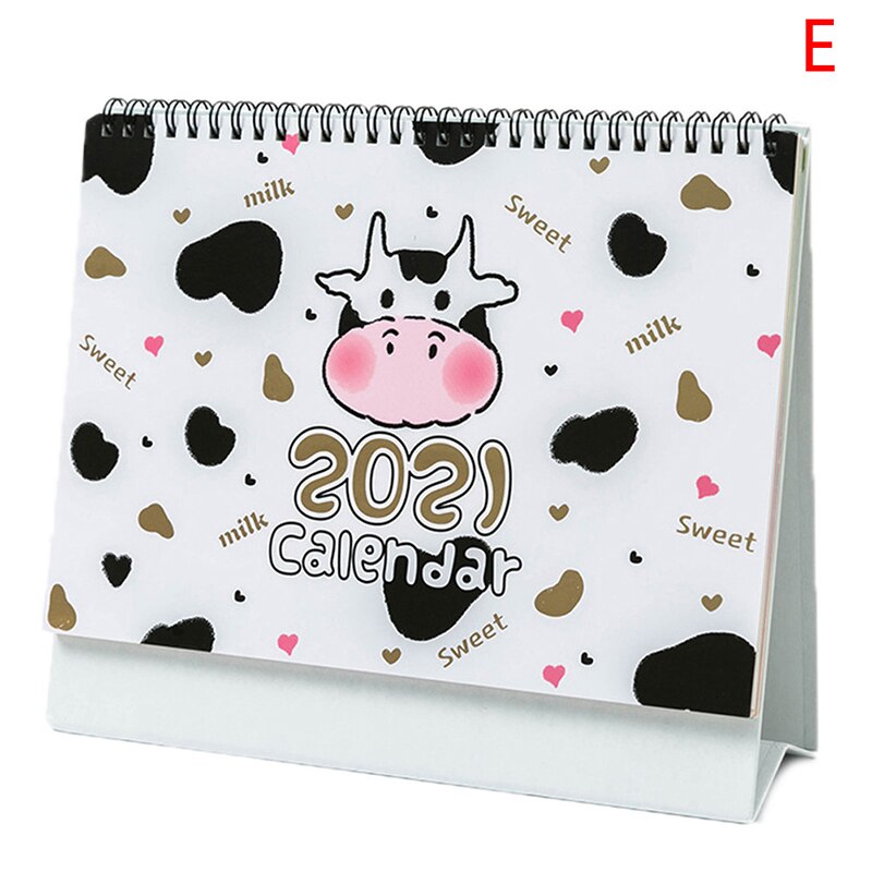 Cartoon Desk Calendar Table Calendar Timetable Planner .08.12: E