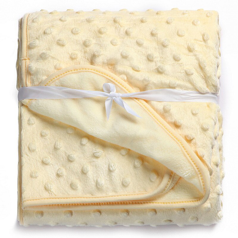 Super Zachte 100*75Cm Pasgeboren Fluwelen Baby Deken Roupa De Bebe Jongen Meisje Fleece Dot Bloemen ster Hart: BS1003