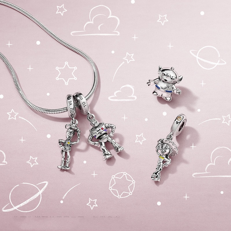 Original 925 Silber Korn Reize Anhänger Kristall Reize passen Armbänder & Armreif DIY Frauen Schmuck Machen