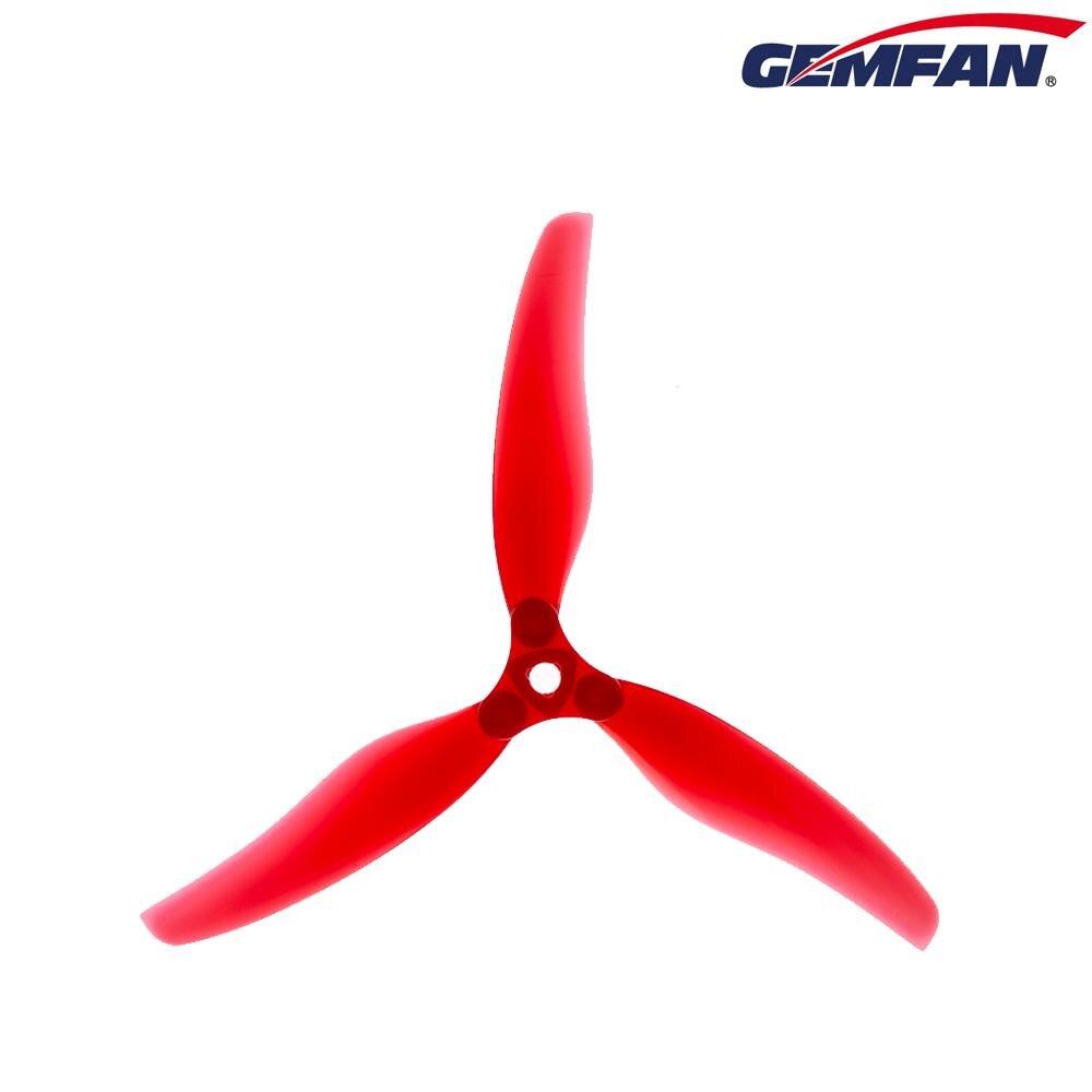 10Pairs GEMFAN Floppy Proppy F5135 F6030 5.1/ 6inch Foldable 3-Blade Propeller for FPV Freestyle Long Range 4/6S 5/6inch Drones: F6030 Red