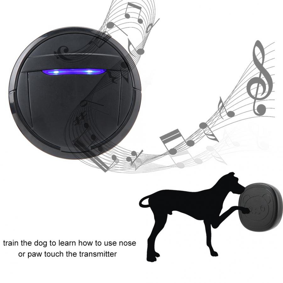 Wireless Touch Button Dog Door Bell Dog Training Older SOS Caller 1 Transmitter 1 Receiver/ 2 Transmitter 1 Receiver