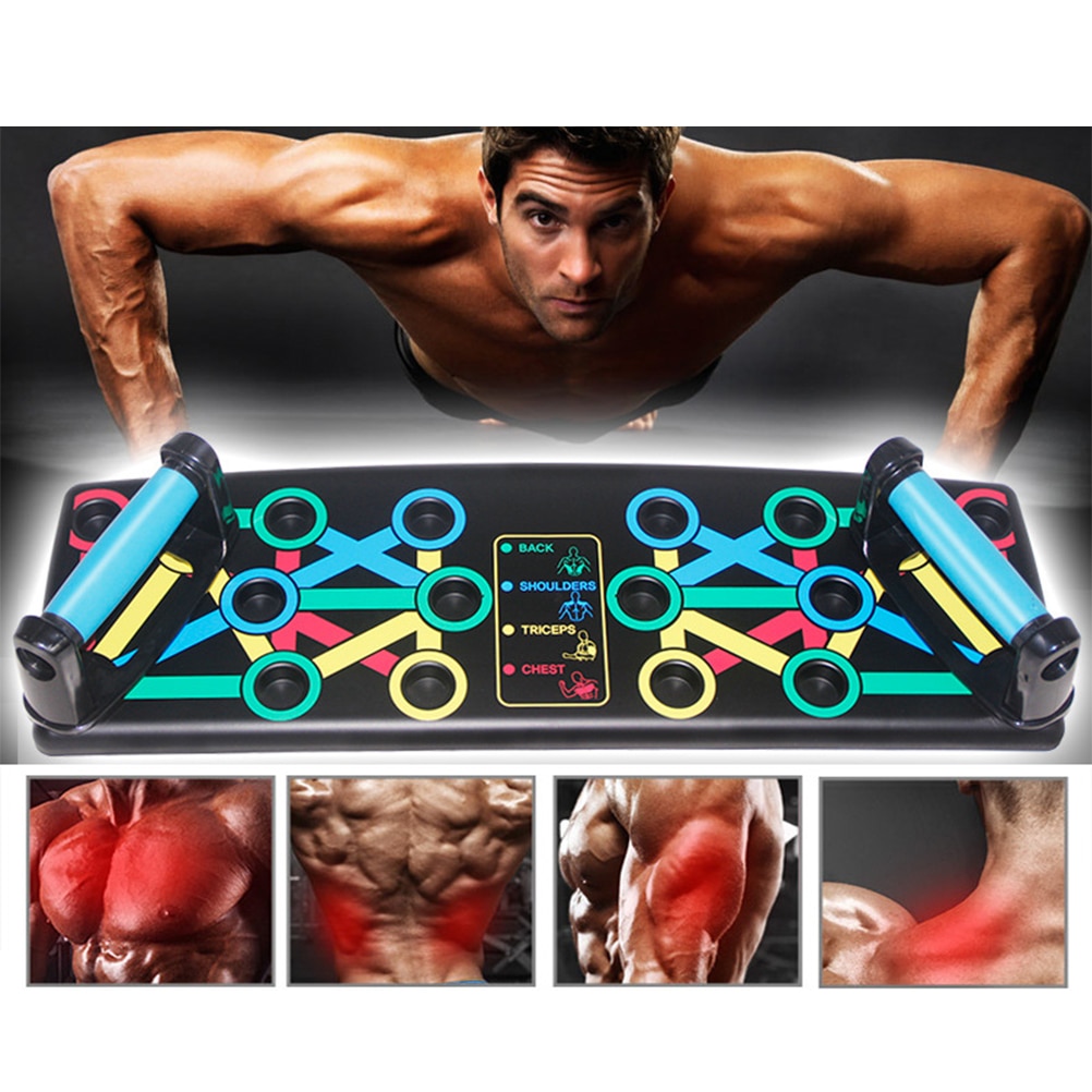 Push-Up Board 14 In 1 Push-Up Männer Training System Fitness Workout Training Stehen Bord Körper Gebäude System Gym ausrüstung #40