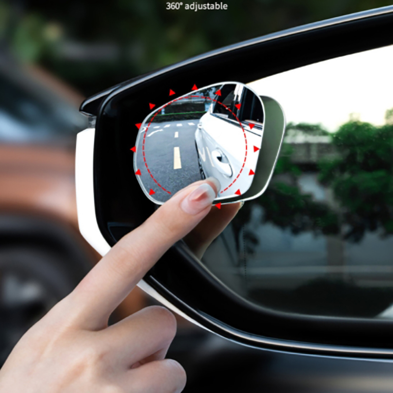 Auto Scheuklappen Fleck runder Spiegel Auto Rückspiegel Autozubehör Weitwinkel kreis konvexer Spiegel Sauger Typ Rückspiegel