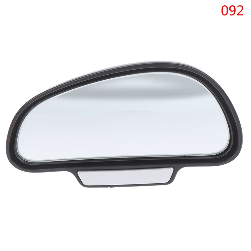 Espejo de coche negro ajustable de 360 grados, espejos retrovisores laterales anchos, forma de cierre de punto ciego para espejo retrovisor auxiliar para estacionar: 092