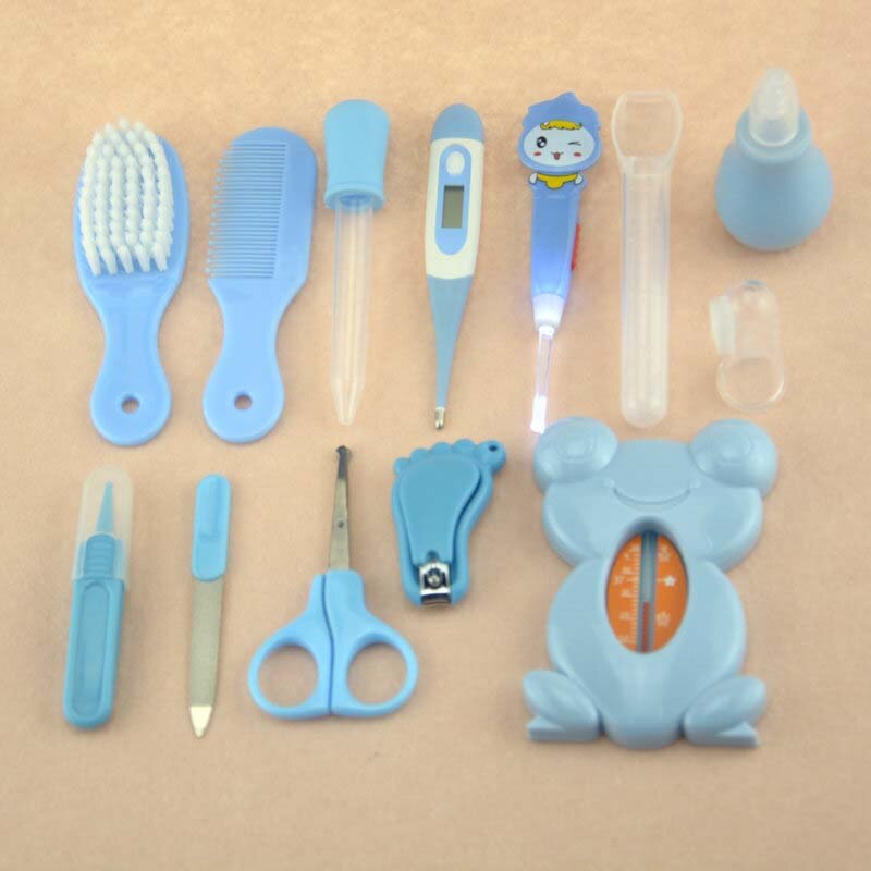 Babyverzorgingsset, babyverzorgingsset, thermometer, tondeuse, schaar, toiletartikelen voor baby's, multifunctionele babyset, gezondheidszorg voor kinderen