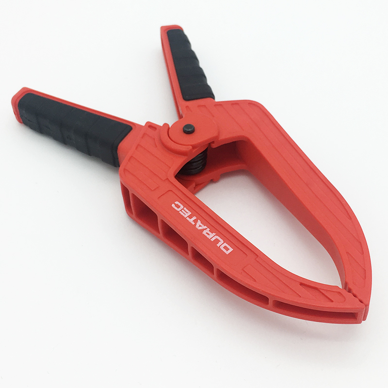 DURATEC Large Depth Plastic Spring Clamp Flexible Strong A Type Extra Large Clip Nylon Spring Clamps
