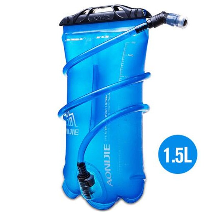 Aonijie soft reservoir waterzak hydratatiepakket wateropslagzak bpa-vrij 1.5l 2l 3l hardloophydratatie: 1.5l