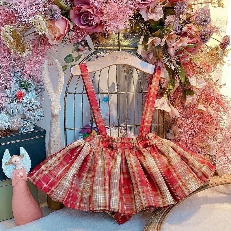 Ensemble chemise et jupe pour enfants, motif de couture, 2 pièces, vêtements pour bébés, bricolage, Mini papier Kraft, modèle de dessin, tissu pour robe de filles