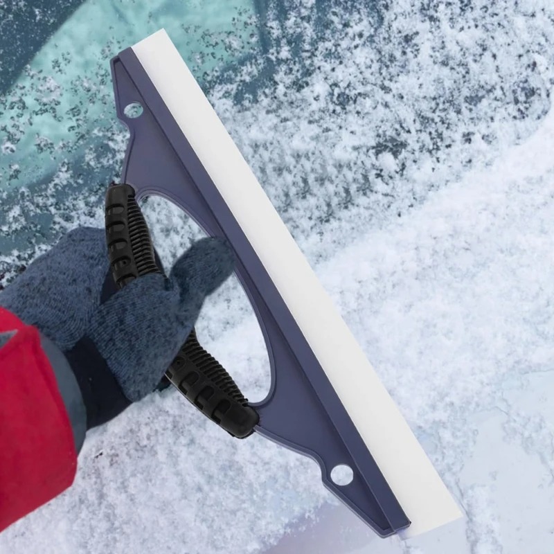 Tragbarer Autowischer, Silikon-Wasserwischer, Fensterabzieher, Reiniger, Trocknungswerkzeug für Autoglaswäsche, Streifenfreier Reinigungswischer