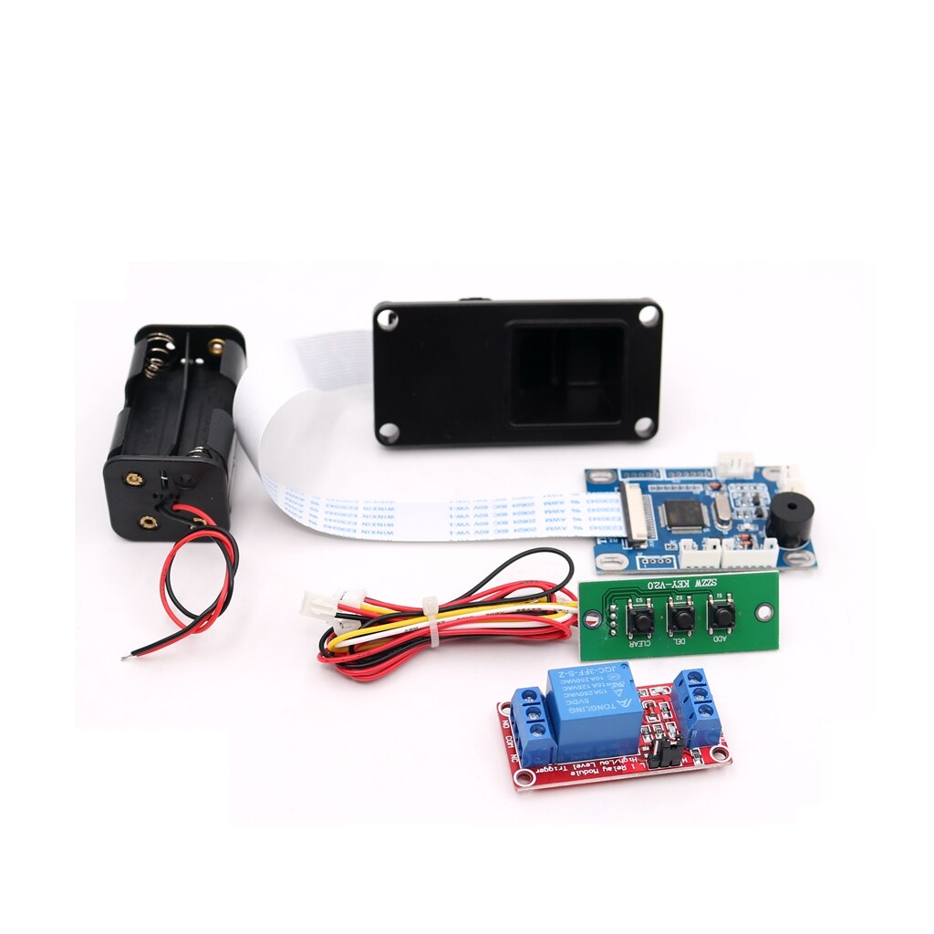 DIY 5V Biometric Fingerprint Relay Output Car ignition Elevator device control Fingerprint Lock Door Access Control: TFS-T71A