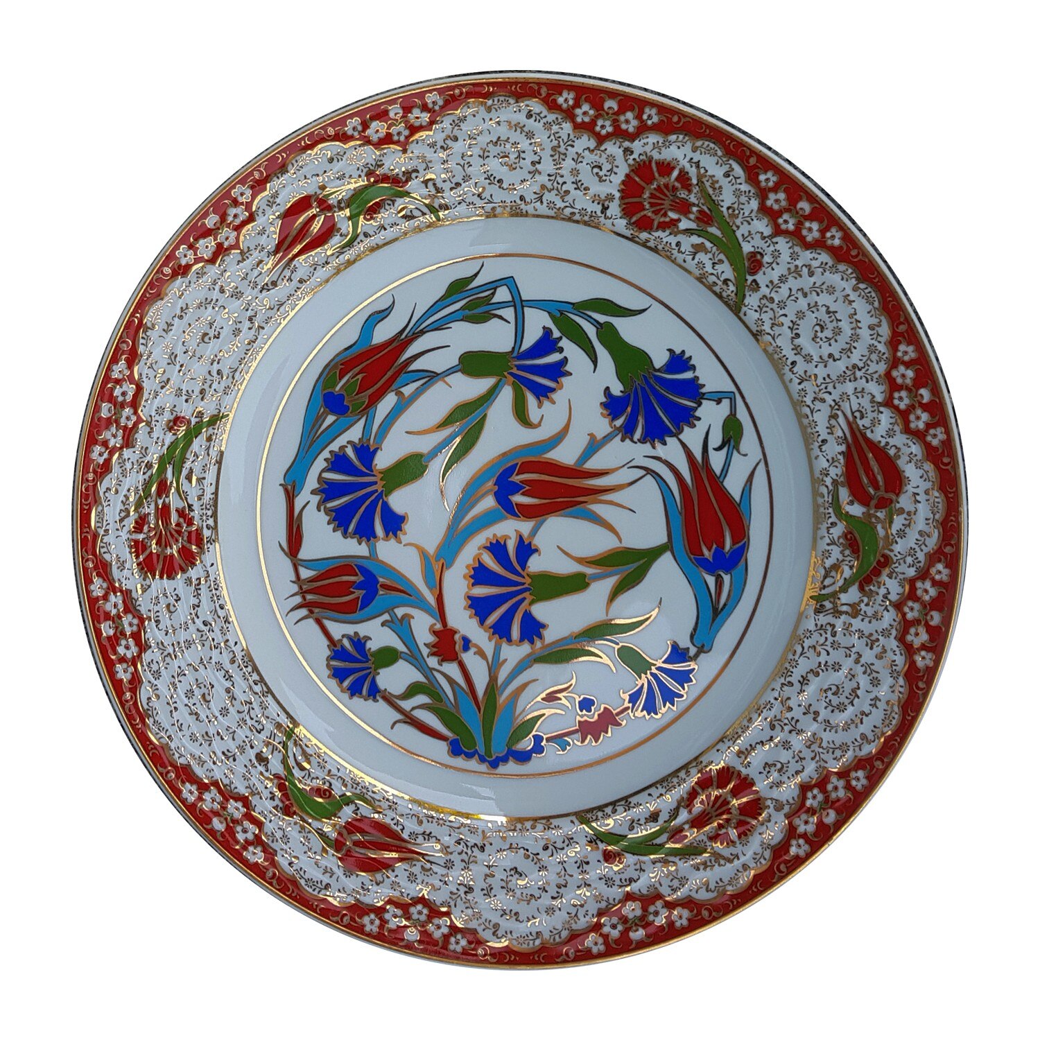 Tegel Prt 1 25 Cm Poef Crested Porseleinen Tegel Plaat