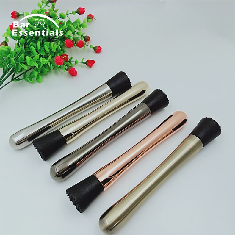 Machacador de metal de limón de acero inoxidable, herramientas para agitar, herramientas de cóctel,