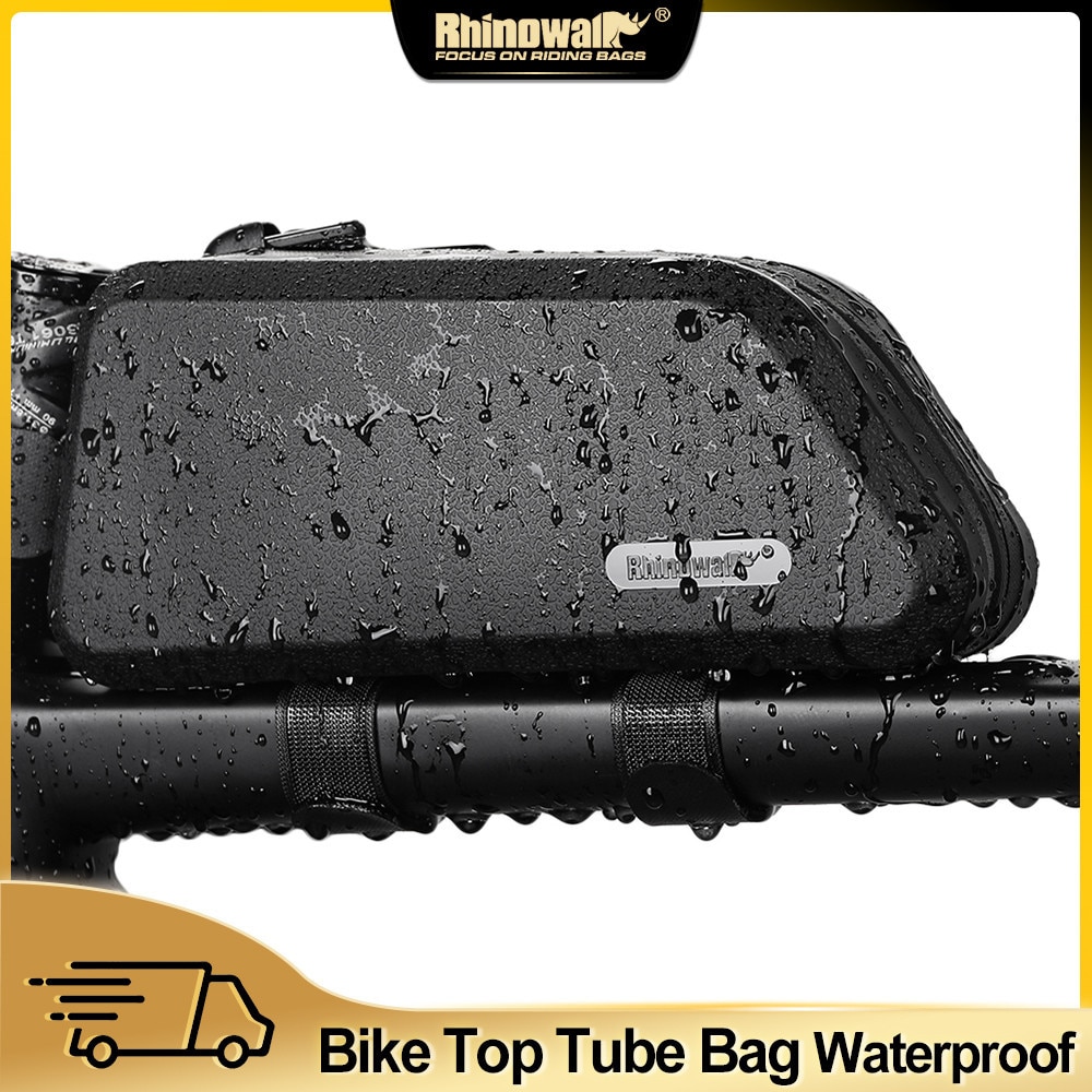 Rhinowalk 1.5L Waterdicht Top Tube Fietstas Harde Shell Bike Bag Stabiele Fietsen Frame Bag Bike Accessoires Voor Racefiets