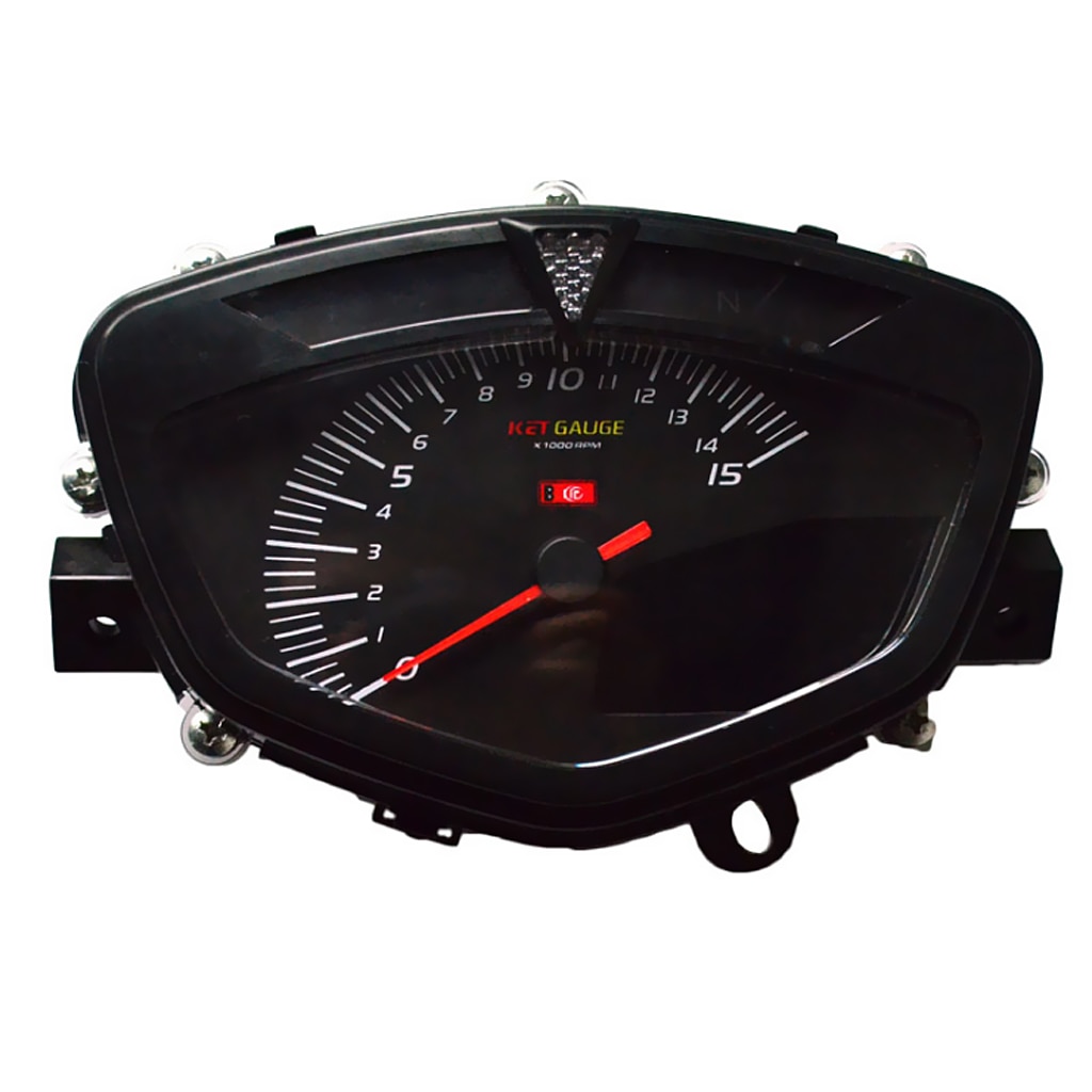 Universal 7 Backlight LCD Motorcycle Speedometer Tachometer Digital Odometer Gauge RPM KMH/MPH