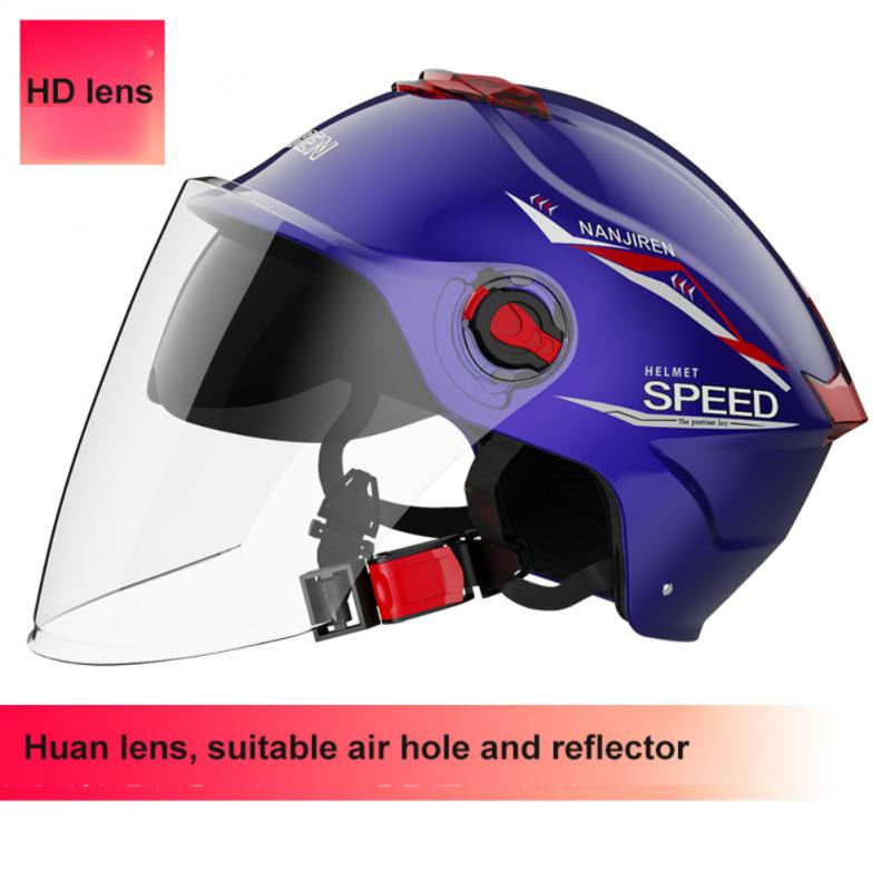Helmet Electric Bicycle Universal Sun Protection Comfortable Four Seasons Universal Safety Half Helmet 4 Layers Of Protection: F1