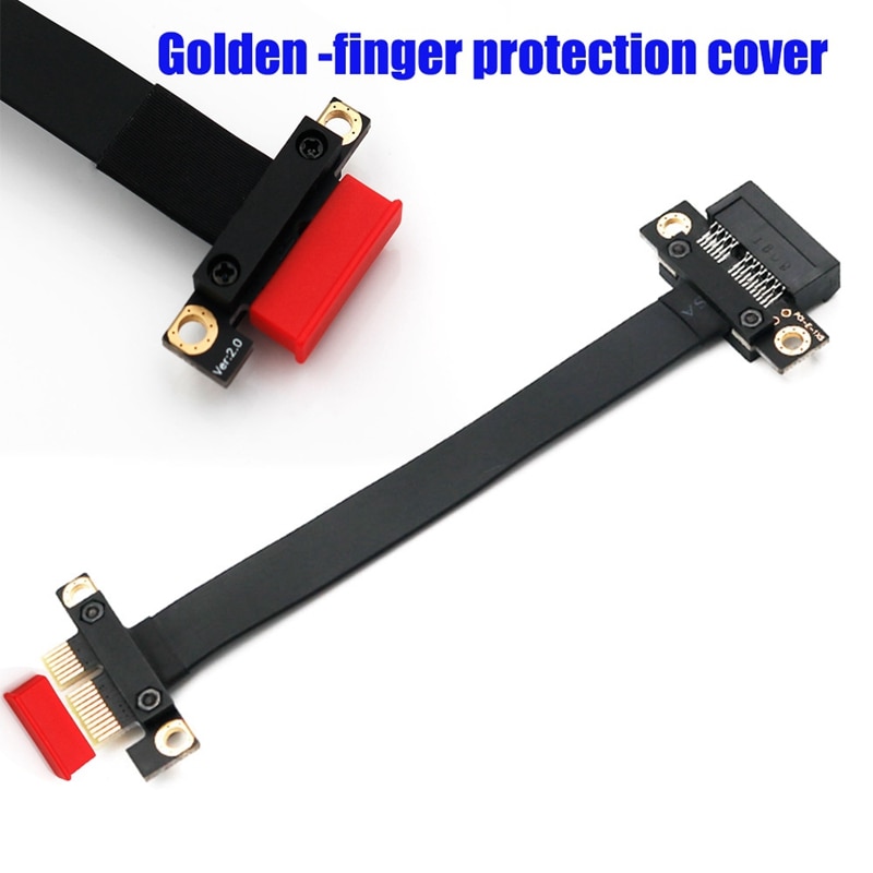 Pci-e pci express 1x para 1x slot riser cartão conversor extensor fita adaptador cabo de extensão pci-e x1 banhado a ouro para btc mini