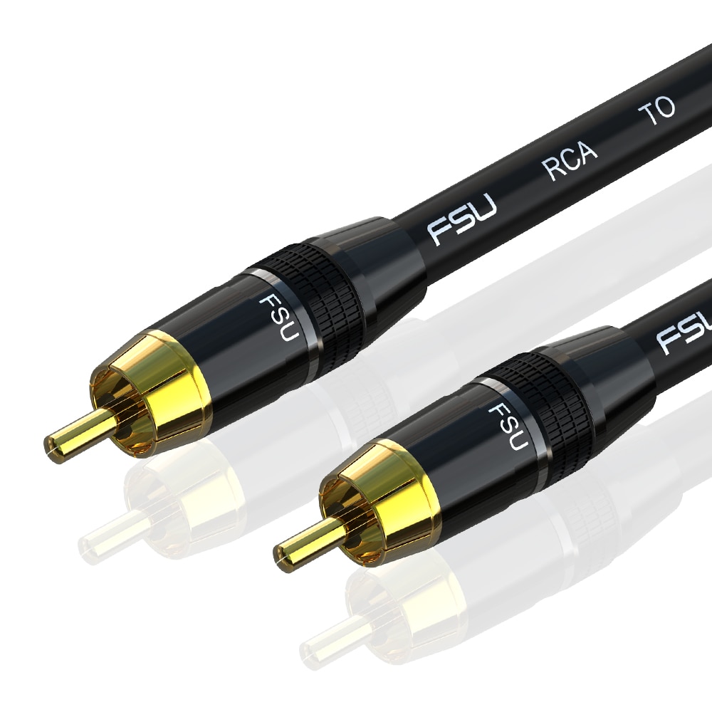 Rca Naar Rca Kabel Digitale Coaxiale Audio Kabel Subwoofer Kabel Spdif Mannelijke Stereo Connector Voor Tv Versterker Hifi Subwoofer Toslink