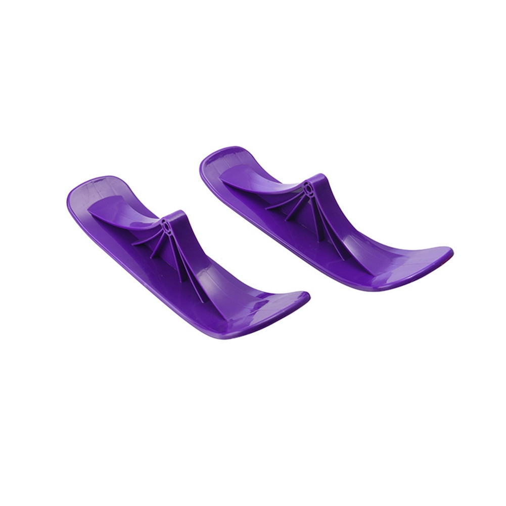 2 stuks slee praktische direct passende universele winter ski board scooter onderdelen buitensporten zwart 2 in 1 duurzaam met bevestiging