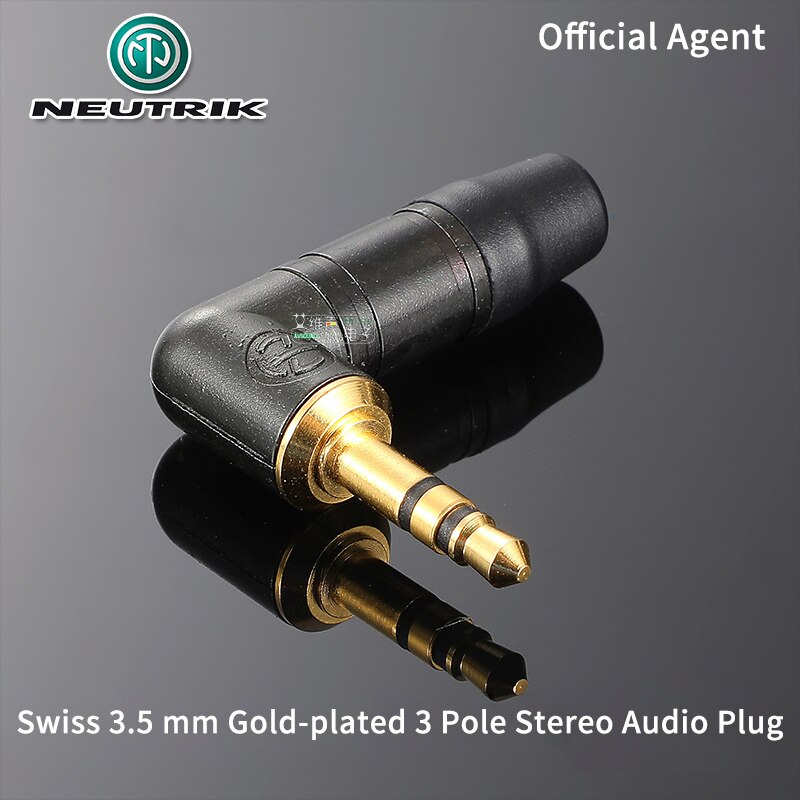 3.5Mm 3 Pole Stereo Audio Plug NTP3RC-B 3.5Mm Haakse Hifi Oortelefoon Mannelijke Headset Adapter Solder Audio jack Voor Diy Hoofdtelefoon