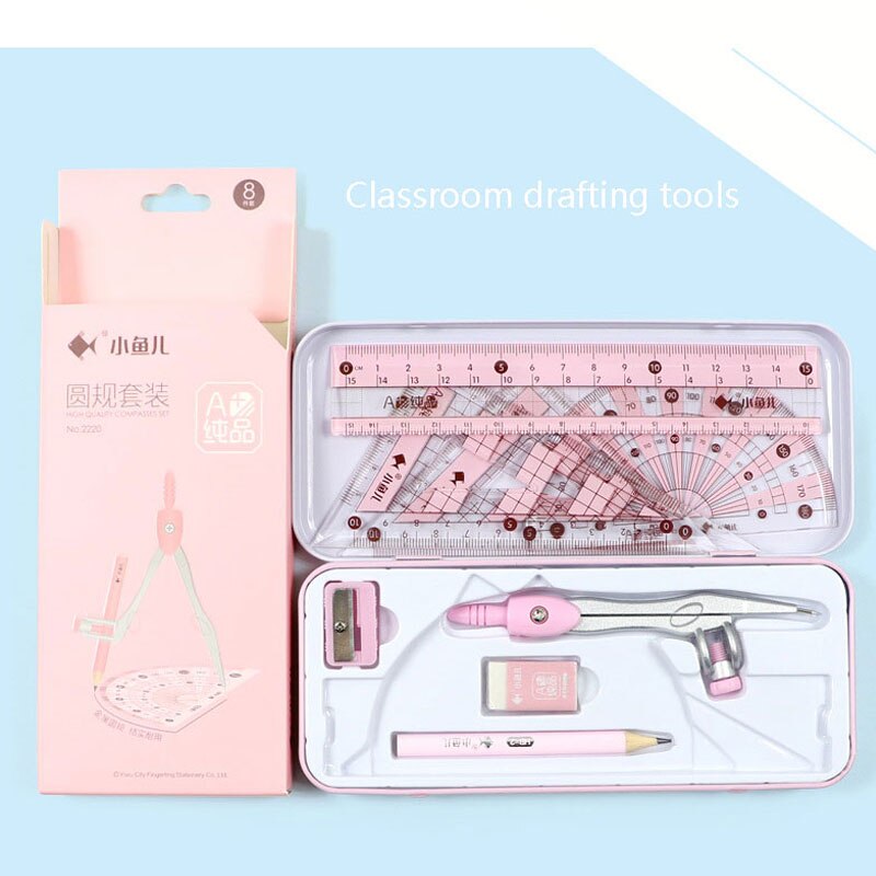 Drawing Ruler Case Cost effective ruler set Metal case set of draftin... – Grandado