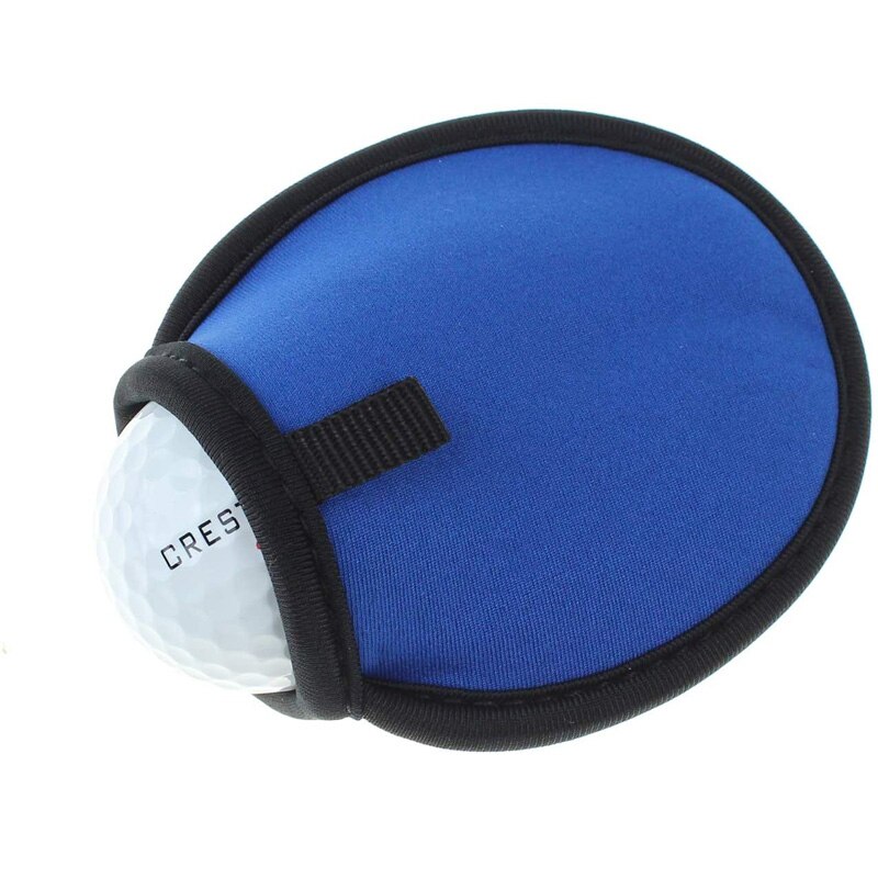 Crestgolf golfhandduk golfbollstvätt ficka påse väska bollrengörare, golftillbehör bollar rengöringsmedel vattentät fickpåse