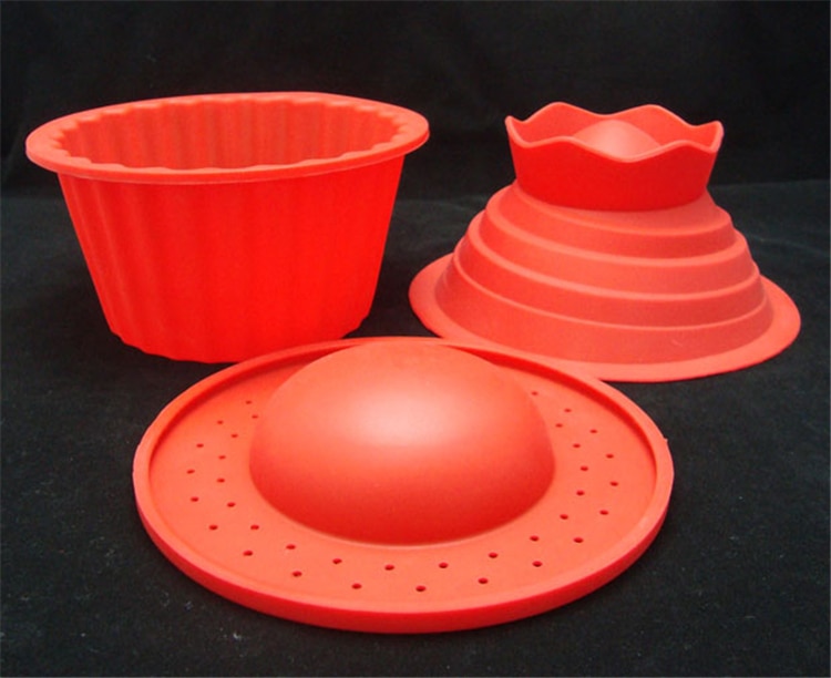 Moule à Cupcake géant antiadhésif lavable au lave-vaisselle, grand moule à gâteau en Silicone, idée pour décorer facilement la pâtisserie, 3 pièces/ensemble