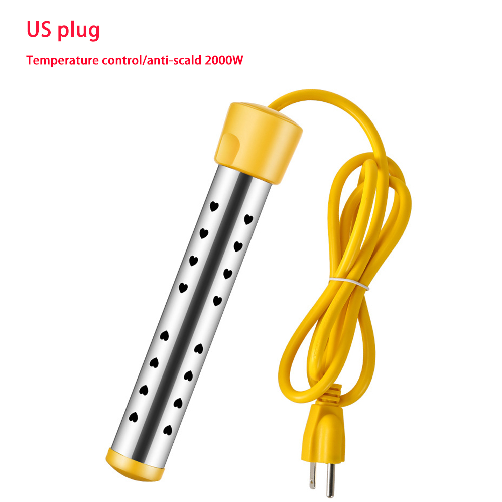 Pool Heater Water Heating Boiler Swimming Solar Bath Tub Immersion Portable Fast Automatic Power Off Intelligent 2000W: PURPLE