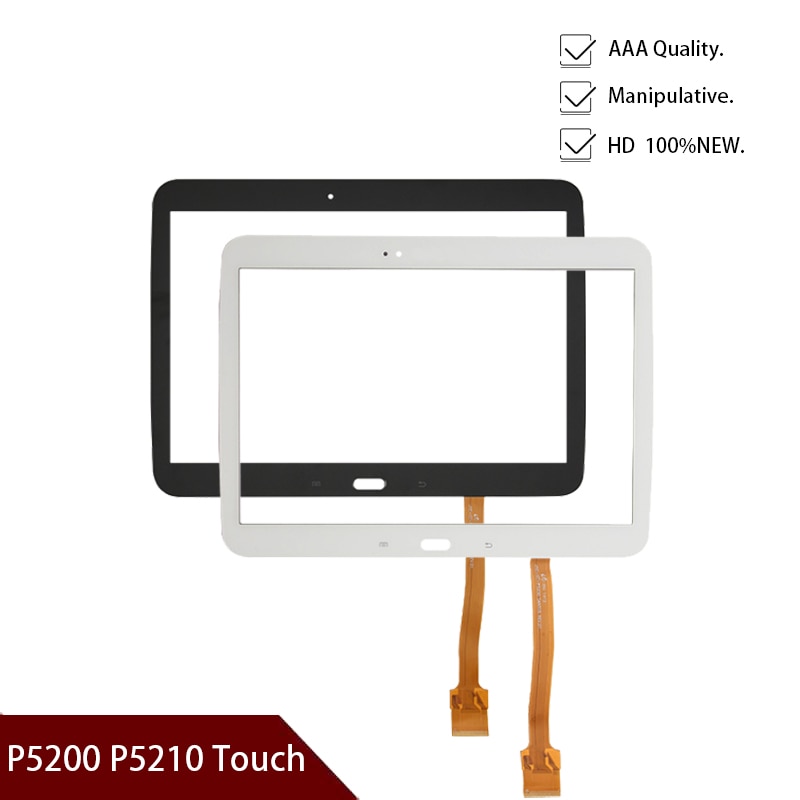 Originele Voor Samsung Galaxy Tab 3 10.1 "Inch P5200 P5210 Touch Screen Digitizer Glas Sensor Tools +