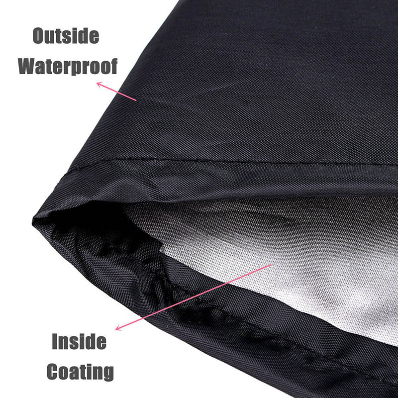 Fire Pit Cover Round Brazier Stove Cover Waterproof Windproof Sun Protection for Outdoors FPing