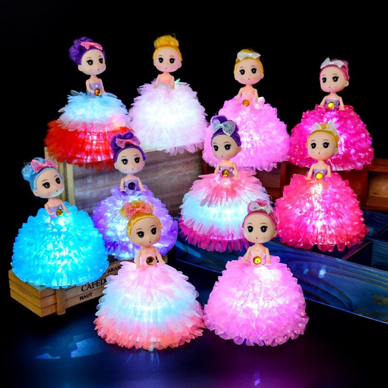 Kleurrijke Verward Pop Lantaarn Speelgoed Kleine Lichtgevende Speelgoed Nachtlampje Kleine Speelgoed voor Kinderen Novelty Gag Speelgoed