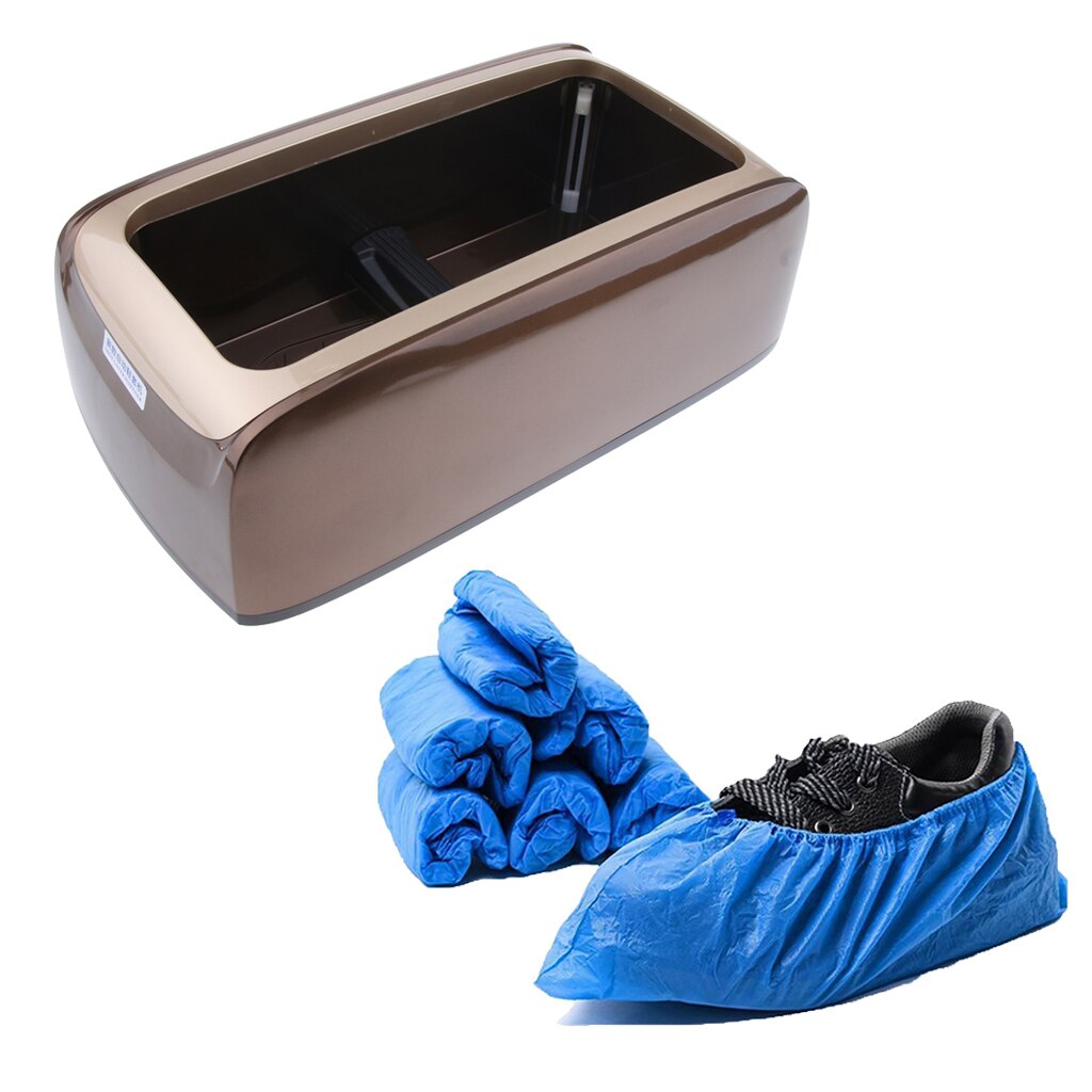 Auto Shoe Cover Dispenser Hands-free Shoe Cover Apparatus with 100 Overshoes