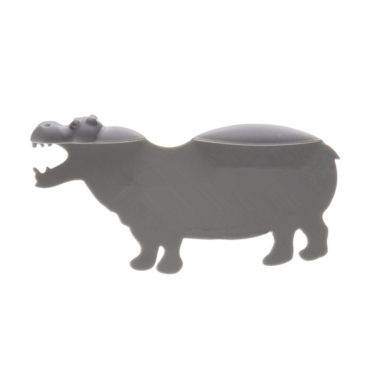 3 Colors Cute Hippo Animal Bookmark Reading Bookmarks 3D Cartoon Book Markers Page Holder