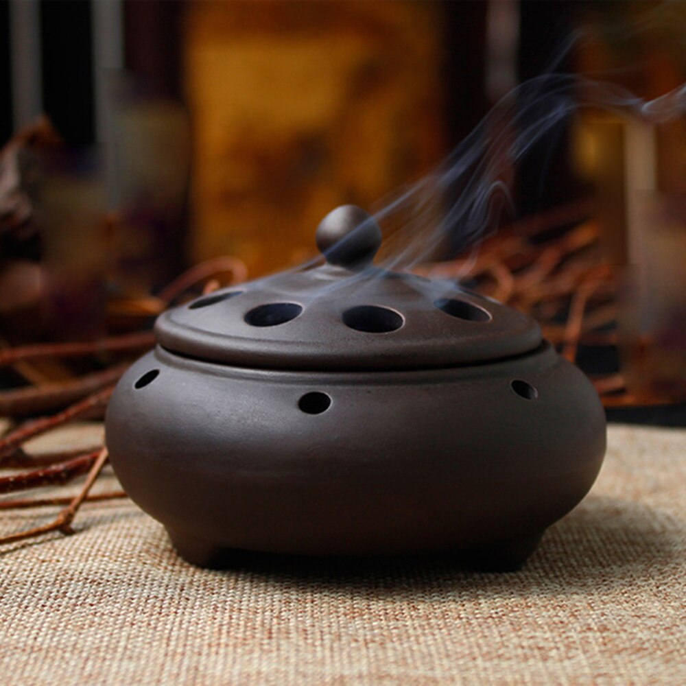 Unique Incense Burner Antique Incense Burner Holder Incense Ash Catcher Tray Bowl (9.5x7cm)