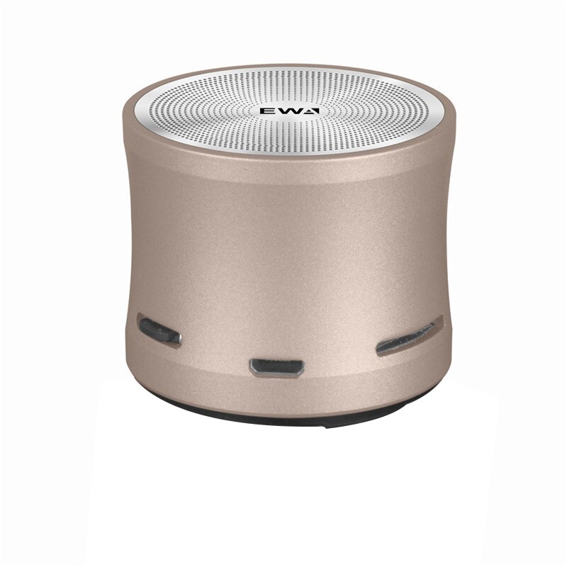 Ewa A109Mini Bluetooth Speaker Super Booming Bas Vervorming-Gratis Op Maximaal Volume Uiterst Compact Size Ultra-Draagbare: Gold