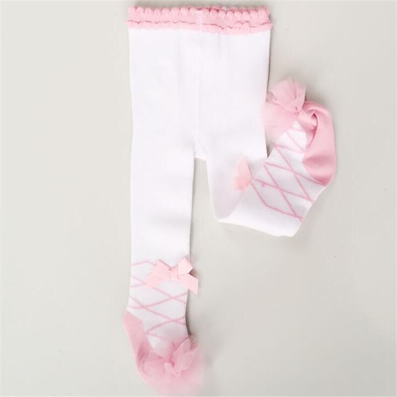 Collants de Ballet pour filles | Leggings de danse en maille, pour enfants princesse, en coton, à nœud fleuri, directe