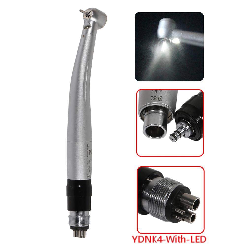 NSK Style Dental High Speed Big Head LED E-Generator /Non-LED Handpiece & Quick Coupler 4 Hole CHINA
