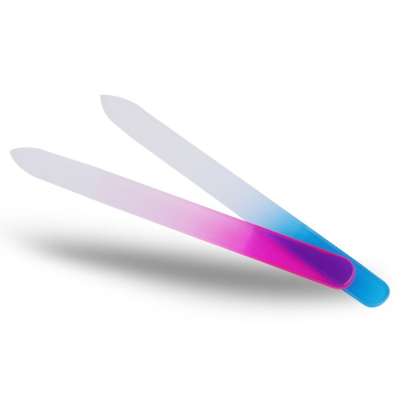 1pcs Nail File Buffing Durable Crystal Glass Nail Art Buffer Files Device Tool Sanding Block Manicure Pedicure