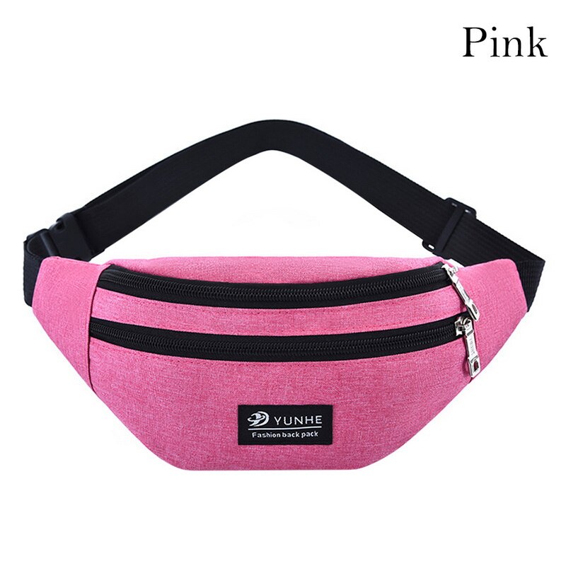 Unisex Gürteltasche Für Frauen Männer Taille Tasche Bunte Gürtel Tasche Handy Mäppchen Packs Gürtel: pink