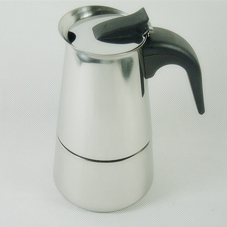 Roestvrijstalen koffiepot mokka espresso latte percolator fornuis koffiezetapparaat pot percolator drankgereedschap cafetière latte fornuis