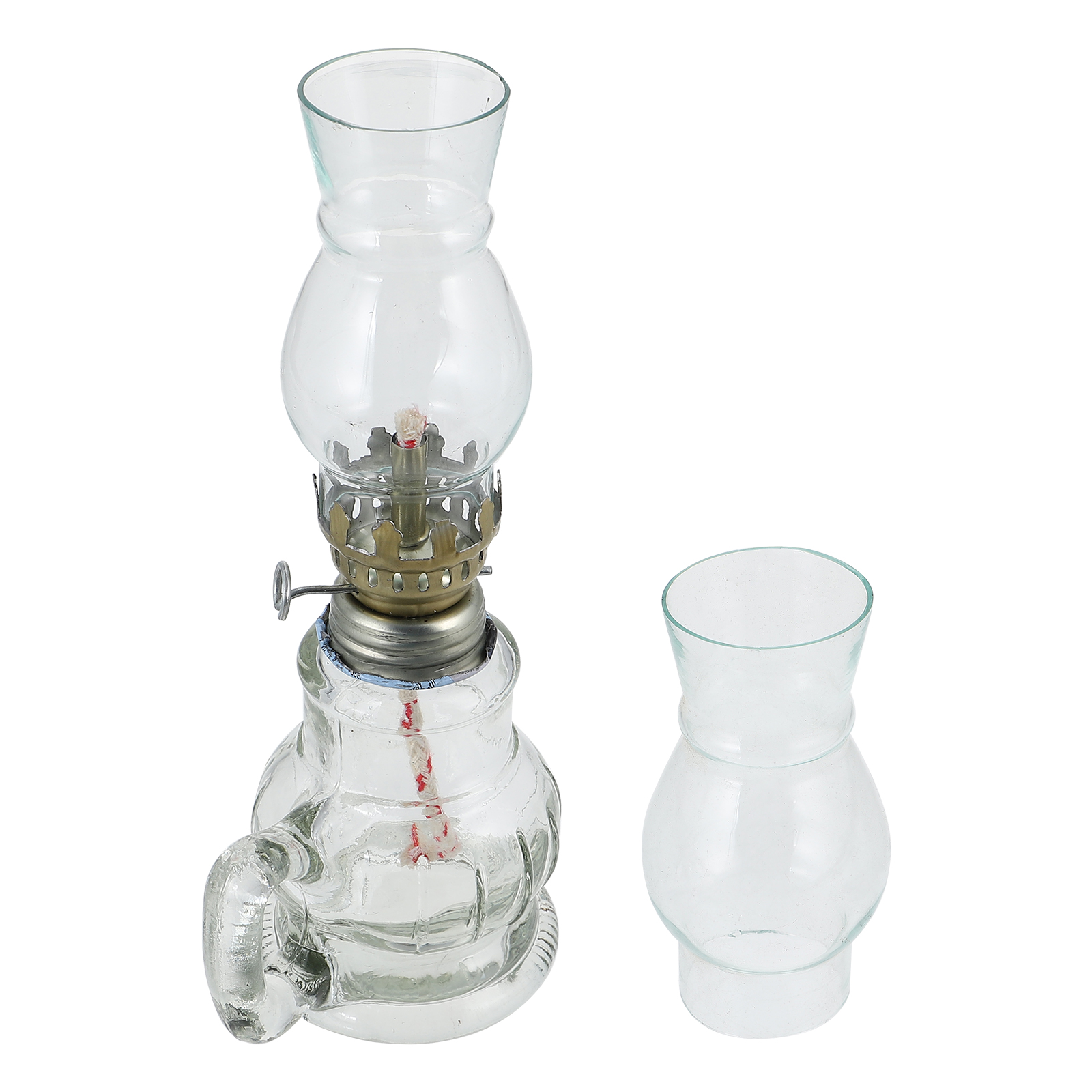 1 Set Desktop Oil Lamp Vintage Kerosene Lamp Handheld Oil Lantern Kerosene Lamp: Default Title