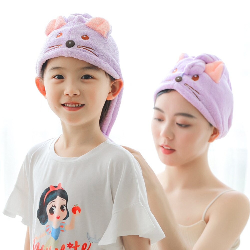 Ręcznik kąpielowy z mikrofibry włosy szybkoschnące suszenie dama bawełna kąpiel ręcznik dla dorosłych dziecko Super absorpcja turban turban robić suszenia włosów